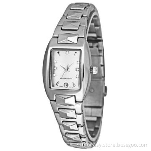 Hot Sale Couple Watch with Metal Case and Band at Factory Price